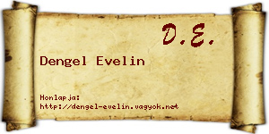 Dengel Evelin névjegykártya